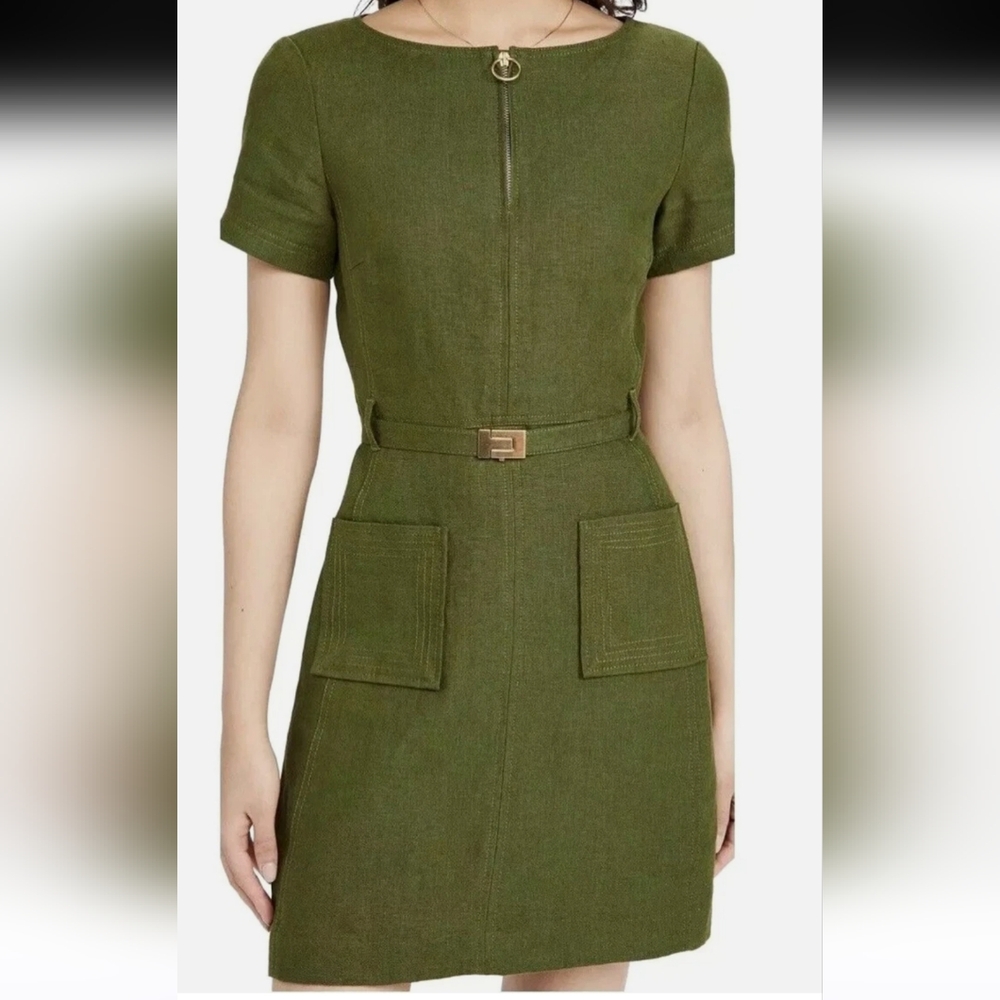 Tory Burch Olive Green Dress
